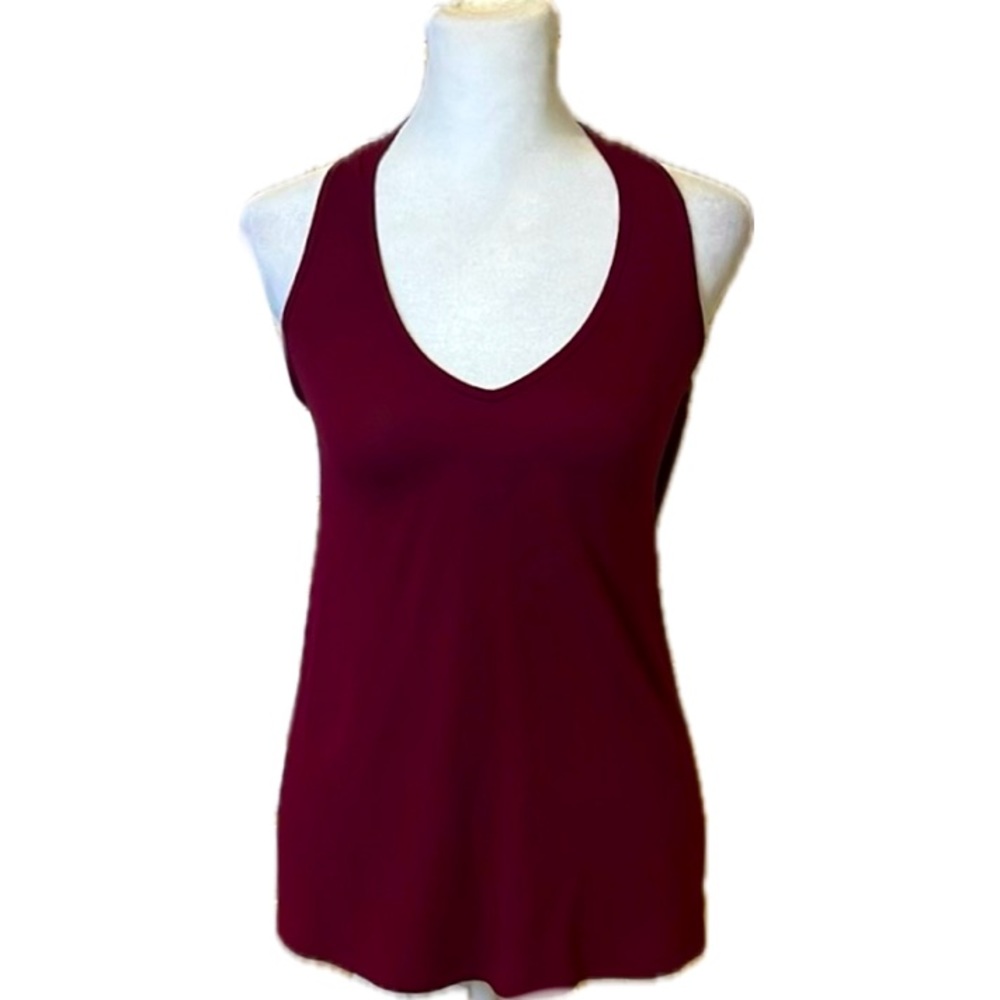 Express One Eleven Burgundy Halter Top, Women’s Size Small.